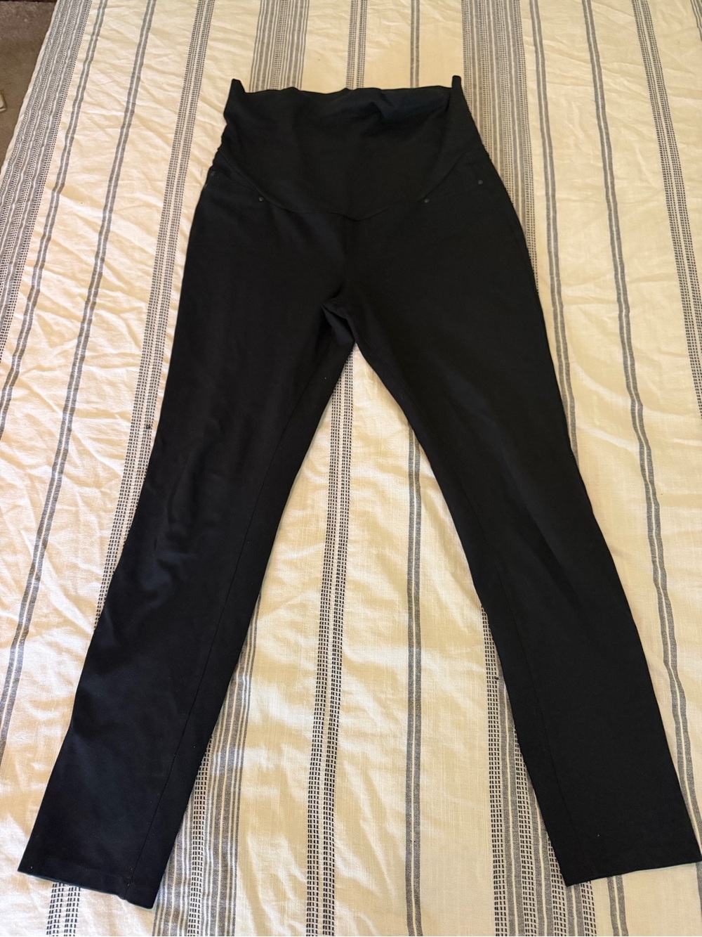 Liverpool Black Maternity Leggings with Supportive Waistband